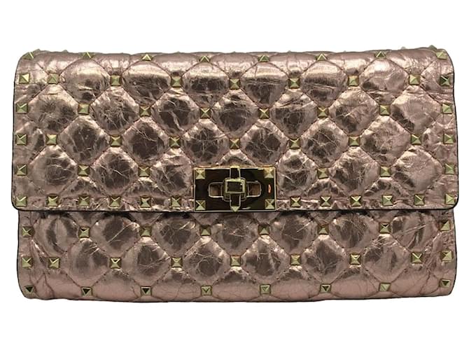 VALENTINO GARAVANI Borse, portafogli e custodie T. Pelle D'oro