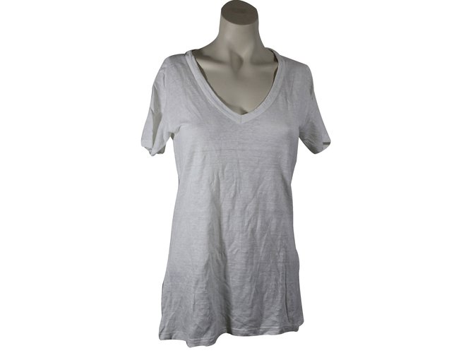 Isabel Marant Etoile T-shirt di lino Bianco