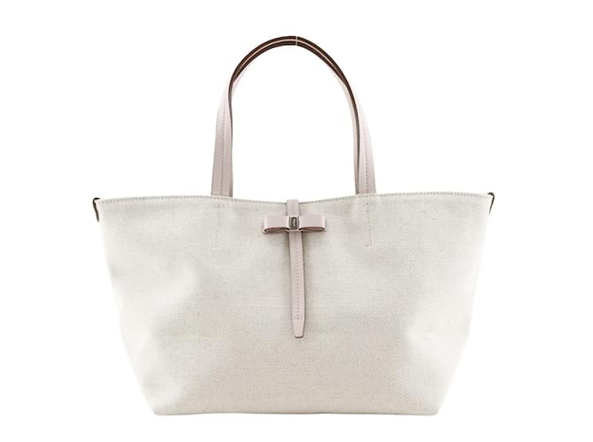 Borsa Vara di Salvatore Ferragamo Rosa Beige