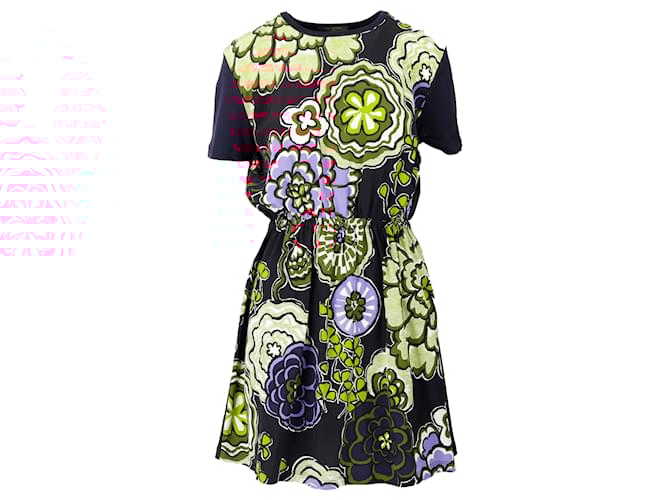 Abito stampato floreale Louis Vuitton - anni '10 Multicolore