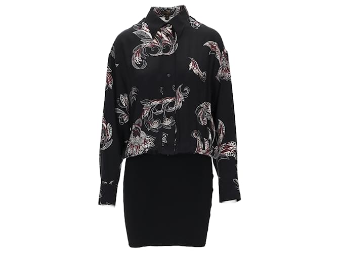 Abito camicia stampato Louis Vuitton - anni '10 Nero