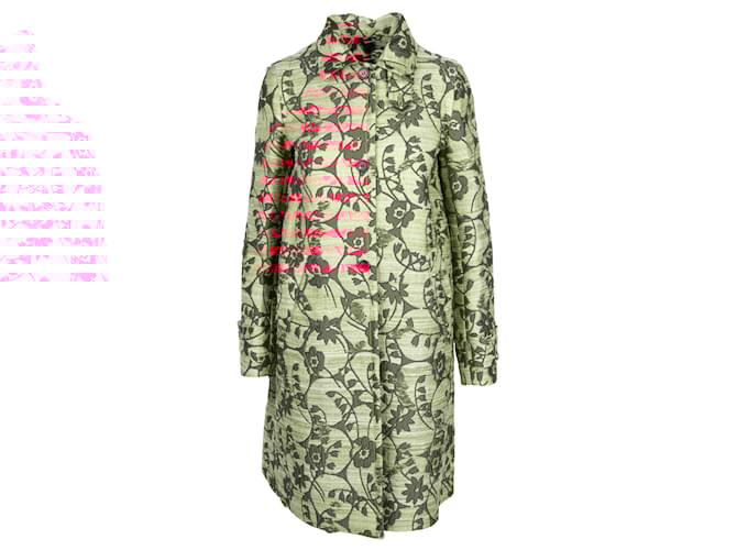 Valentino Garavani Cappotto in jacquard di misto seta Valentino - anni '10 Multicolore