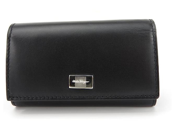 Portachiavi in pelle Salvatore Ferragamo AQ-66 3018 Nero