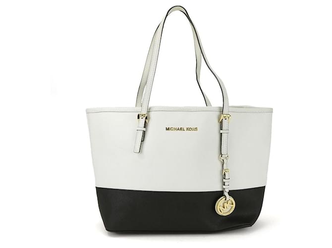Borsa tote in pelle Michael Kors 30H4GTVT1T Bianco