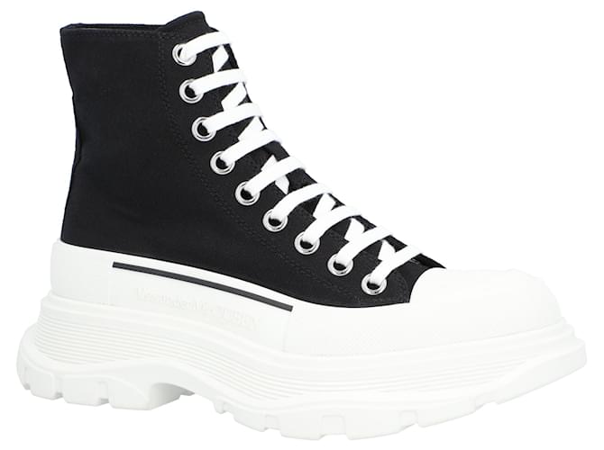 Stivali Tread Slick 'Nero' di Alexander McQueen