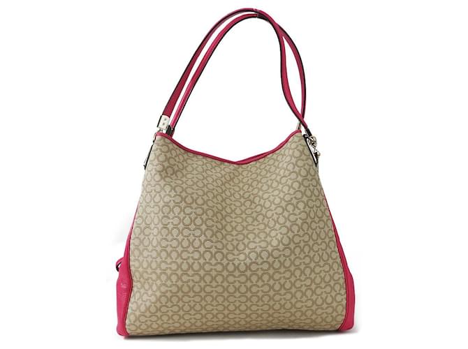 Bally Borsa Tote in Pelle Coach Canvas 26282 Beige