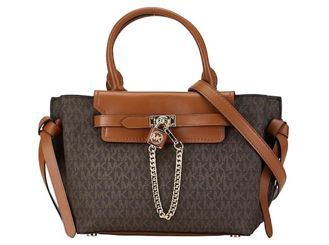 Borsa 2WAY Signature Michael Kors Marrone