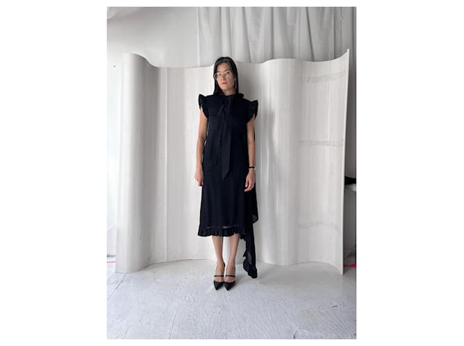 Vêtements Abbigliamento Primavera 2016 RTW Vestito Mantella Sfilata Nero