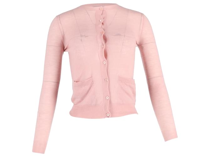 Cardigan con bottoni Joseph in cashmere rosa
