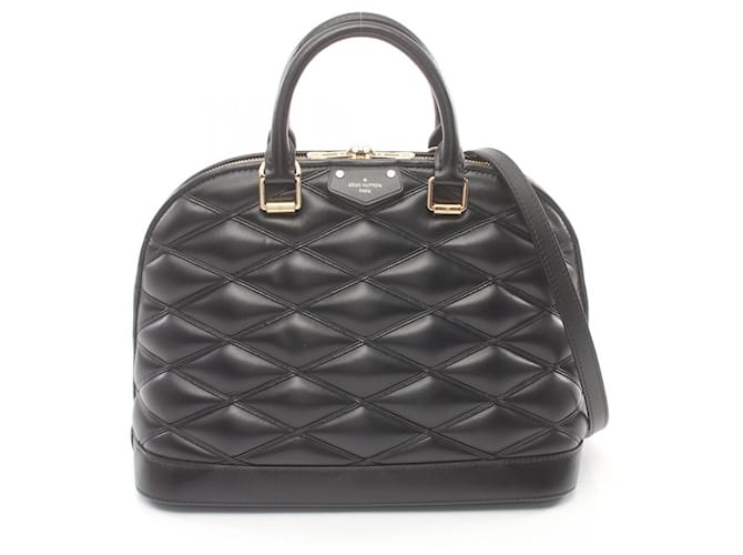 Borsa 2 in 1 Louis Vuitton Alma PM Martelage Nero