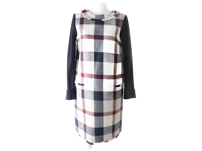 Autre Marque Abito in tweed a quadri Blue Label Crestbridge Multicolore