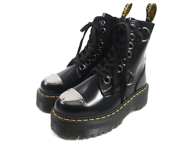 Autre Marque Stivali in pelle Dr. Martens JADON ALT neri UK 3 Nero