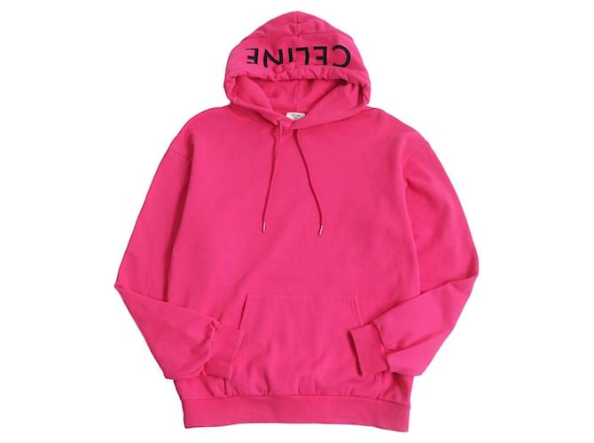 Céline Felpa con cappuccio in cotone Celine Rosa L
