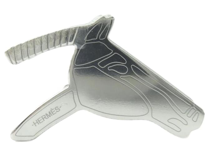 Accessorio Anello per Sciarpa Hermès Argento