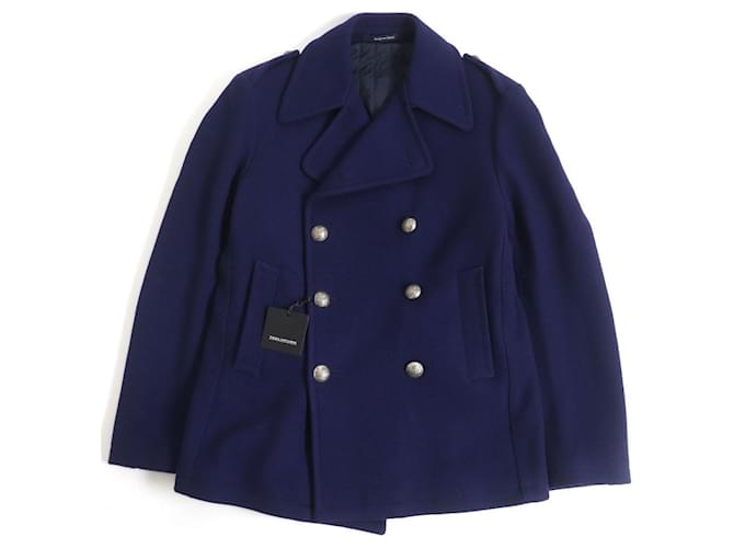 Autre Marque TAGLIATORE Giacca in lana doppiopetto blu 48R