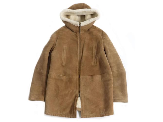 Yves Saint Laurent Cappotto in shearling Mouton Saint Laurent Cammello