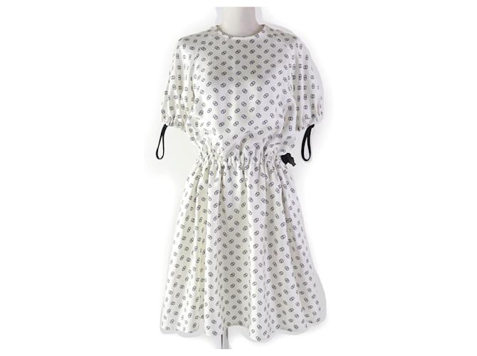 Abito in seta con catena Louis Vuitton per donne