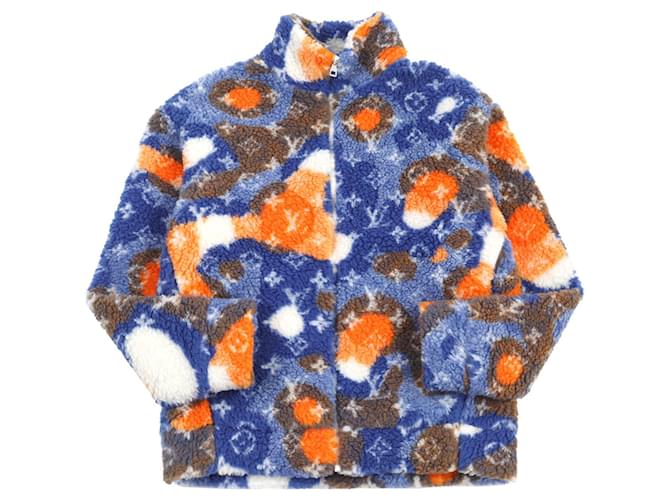 Blouson in pile camouflage jacquard Louis Vuitton