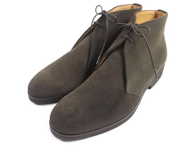 Autre Marque Stivali Chukka in suede Sanyo Yamacho Yugo Marrone scuro