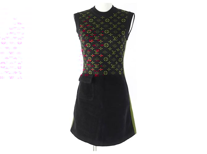 Abito mini senza maniche in jacquard Louis Vuitton XS