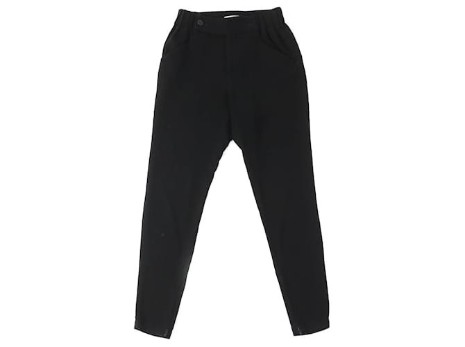 Pantaloni facili a vita alta Issey Miyake neri Nero