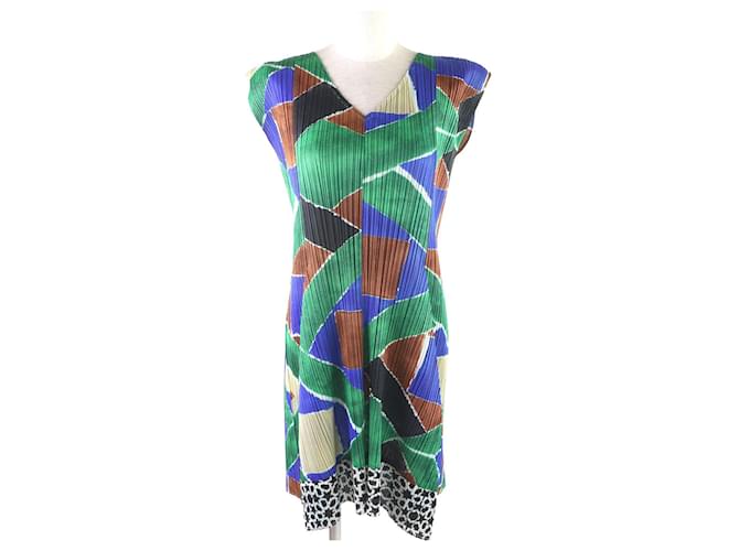 Autre Marque Abito senza maniche Issey Miyake Pleats Please Multicolore