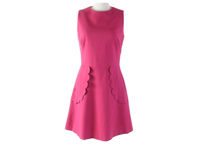 Autre Marque Abito A-line con bordo scallop RED VALENTINO Rosa