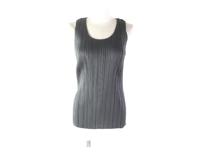 Autre Marque Top senza maniche U grigio PLEATS PLEASE