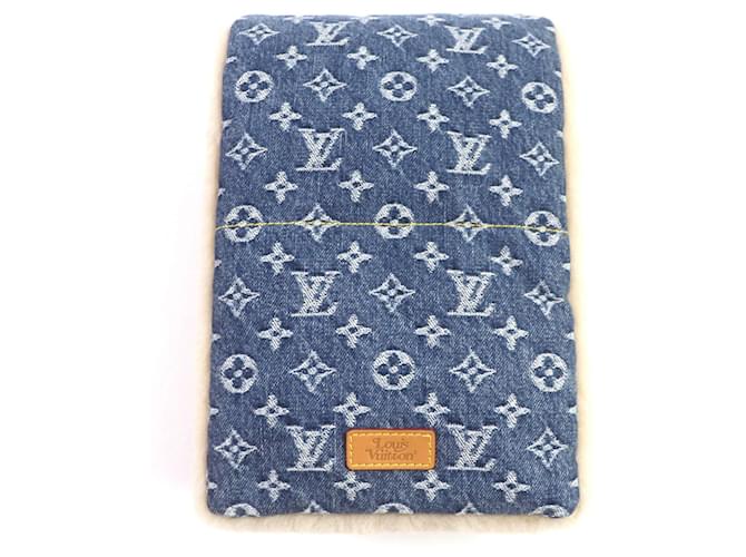 Sciarpa in lana Louis Vuitton NIGO blu beige