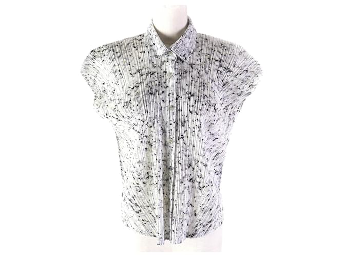 Camicia a maniche corte in poliestere Issey Miyake