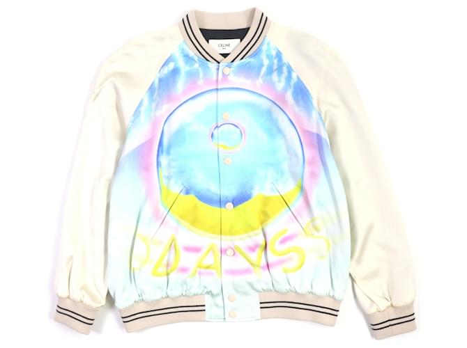 Céline Giacca Teddy Celine Stampa Satin Artista