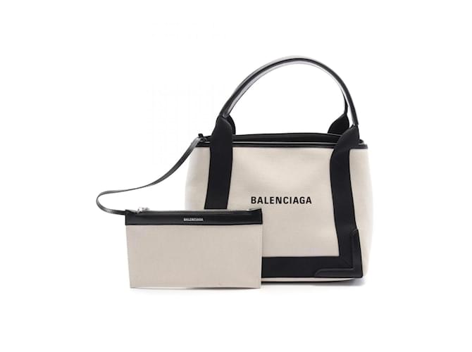 Everyday Borsa Tote Navy Balenciaga Nero Bianco