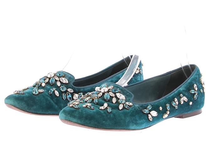 Ballerine Dolce & Gabbana T.EU 37 Camoscio Turchese