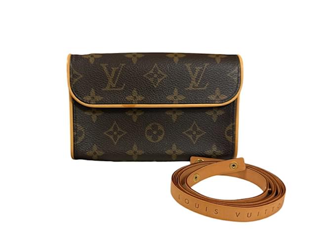 Borsa a mano Pochette Florentine Monogram Louis Vuitton Marrone