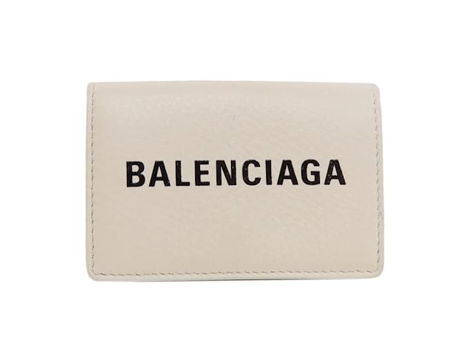 Everyday Portafoglio Tri-fold Balenciaga Bianco