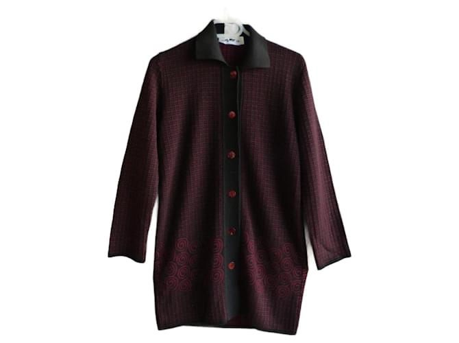 Yves Saint Laurent Maglioni di lana Nero Bordò