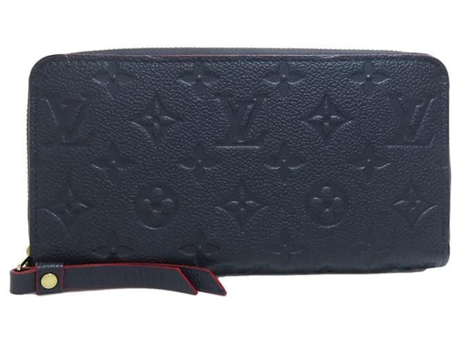 Zippy Portafoglio Lungo Empreinte Louis Vuitton Blu navy