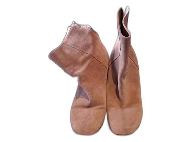 Sandro Ankle Boots Rosa