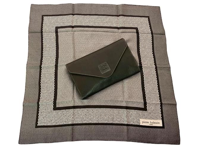 Pochette unisex e foulard Pierre Balmain Nero