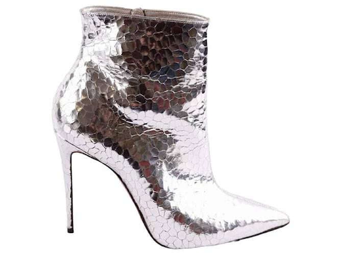 Christian Louboutin Stivali di pelle Argento