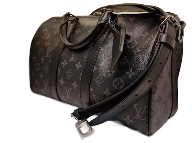 Abbesses Louis Vuitton Keepall 35 Grigio antracite