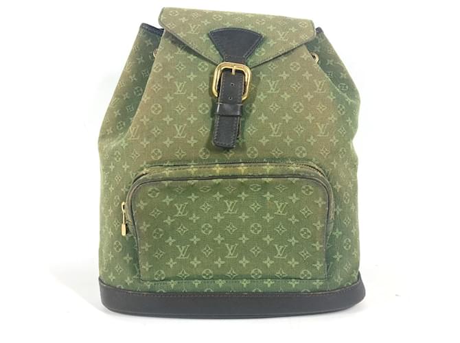 Zaino Montsouris GM Monogramma Louis Vuitton Marrone Cachi