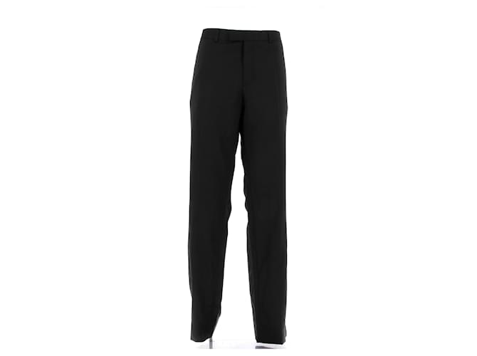 SANDRO Pantaloni T.FR 42 Lana Nero