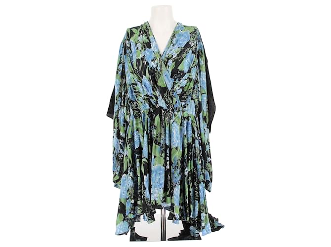 Abito Balenciaga T.IT 38 Viscosa Nero