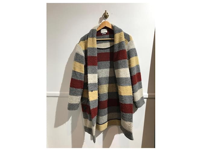 ISABEL MARANT ETOILE Cappotti T.FR 34 Lana Multicolore