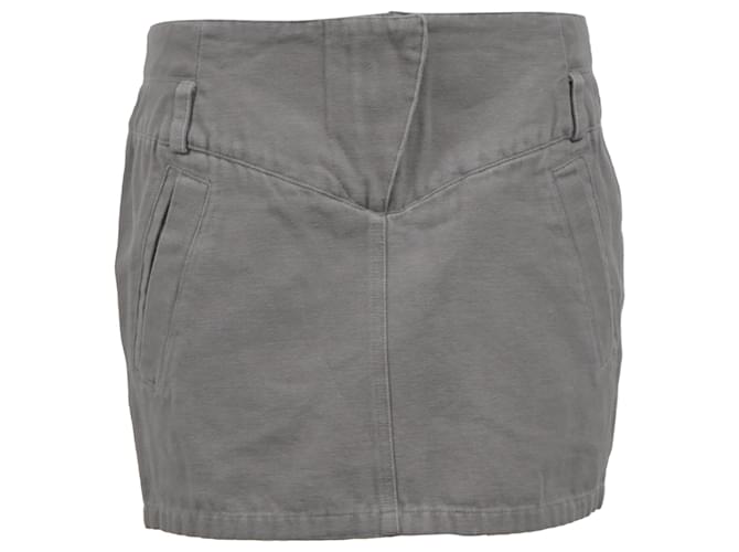 Gonna a matita IRO Mini in cotone grigio