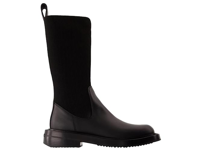 Autre Marque Stivali a calza Detroit - Alexander Wang - Pelle - Nero