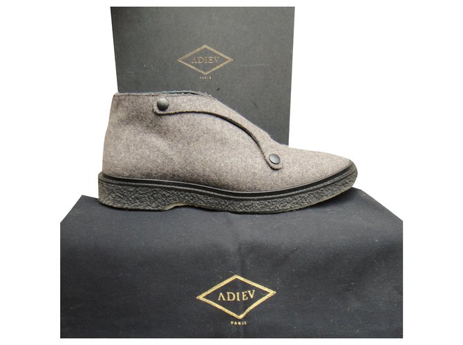 Adieu Stivali d'addio, genere 60, Pointure 43, Nuova Condizione Grigio