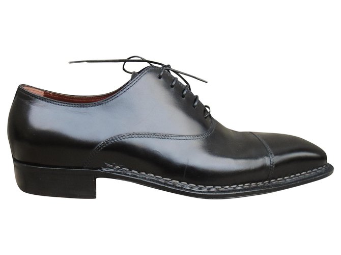 richelieu Lanvin p 40,5 Nuova Condizione Nero