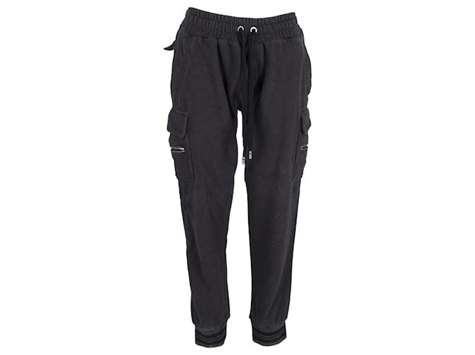 Pantaloni jogger con coulisse Dolce & Gabbana in cotone nero